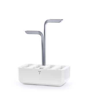 VERITABLE CONNECT Indoor inkl. 4 Packs Saatgut Kräutergarten-Set, weiss-grau