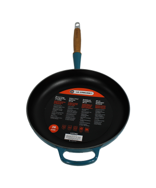 LE CREUSET 20258286420422 28 cm Bratpfanne (Stahl, Beschichtung: Emaille)