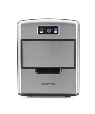 KLARSTEIN Metropolitan Eiswürfelmaschine (150 Watt, Silber)