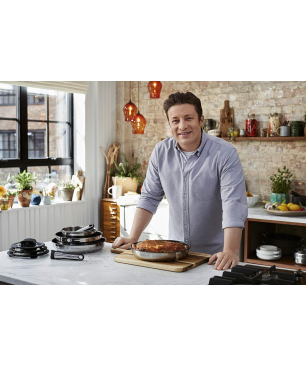 TEFAL Jamie Oliver L9569032 Pfannenset (Edelstahl, Beschichtung: Titanium)
