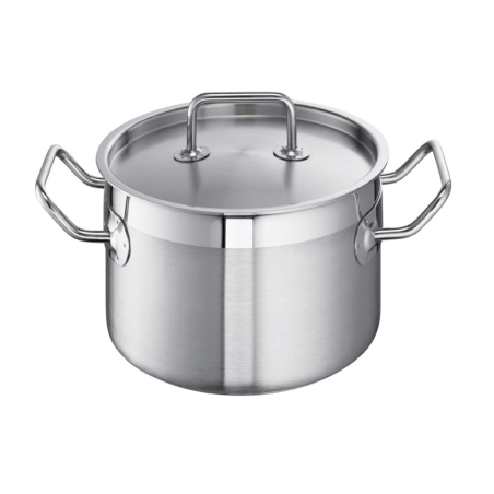 SCHULTE-UFER Profi-Line i Fleischtopf Edelstahl 18/10, Durchmesser: 20 cm