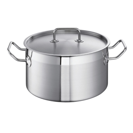 SCHULTE-UFER Profi-Line i Fleischtopf Edelstahl 18/10, Durchmesser: 24 cm