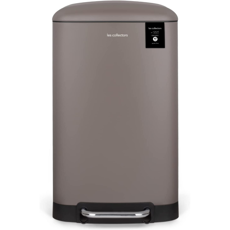 H.KOENIG Les Collectors no 883 Mülleimer Farbe Taupe 40 Liter Mülleimer