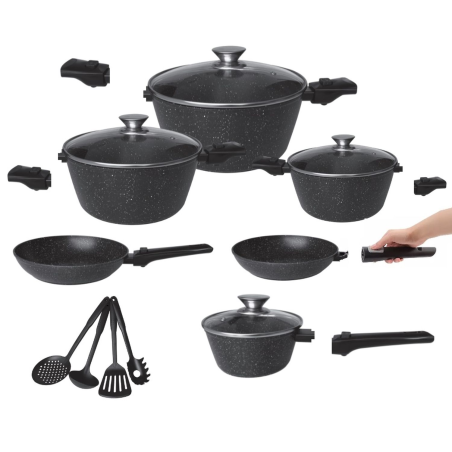CHEFFINGER FAD-1010 Topf Set Aluminium