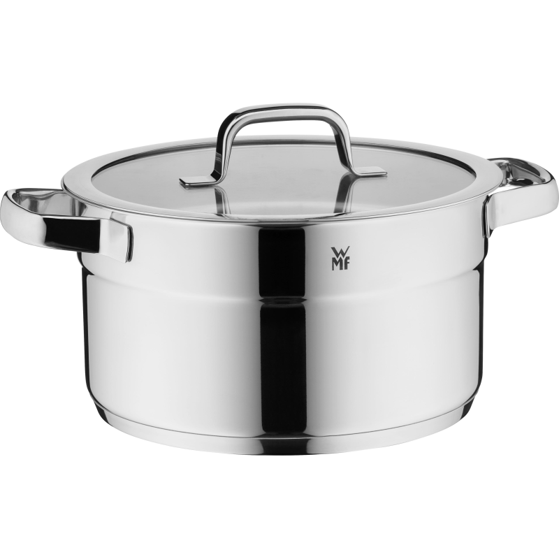 WMF 789246380 FLEI CINSATZ UNGELOCHTISINE 24CM M. DECK Fleischtopf Cromargan®: Edelstahl Rostfrei 18/10, poliert