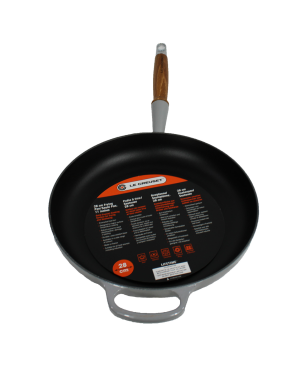 LE CREUSET 20258285410422 28 cm Bratpfanne (Stahl, Beschichtung: Emaille)