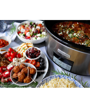 CROCKPOT CSC063X-01 7,5 L DIGITAL SCHONGARER Schongarer rostfreier Stahl (Rührschüsselkapazität: 7,5 Liter, 320 Watt)