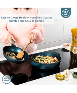 WESTINGHOUSE WCCC0095L32BL Schmorpfanne (Aluminium, Beschichtung: Titanium)