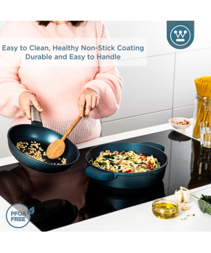 WESTINGHOUSE WCCC0095L32BL Schmorpfanne (Aluminium, Beschichtung: Titanium)