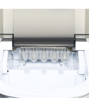 VIDAXL 50756 Eiswürfelmaschine (112 Watt, Schwarz)