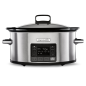 CROCKPOT CSC066X-01 5,6 L DIGITAL SCHONGARER Schongarer Edelstahl (Rührschüsselkapazität: 5,6 Liter, 240 Watt)
