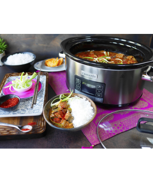 CROCKPOT CSC066X-01 5,6 L DIGITAL SCHONGARER Schongarer Edelstahl (Rührschüsselkapazität: 5,6 Liter, 240 Watt)