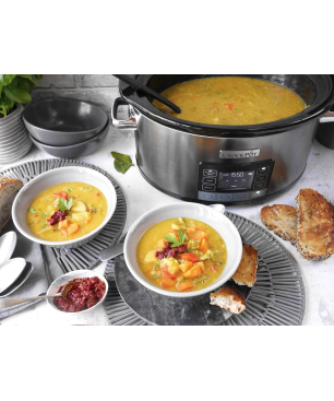 CROCKPOT CSC066X-01 5,6 L DIGITAL SCHONGARER Schongarer Edelstahl (Rührschüsselkapazität: 5,6 Liter, 240 Watt)