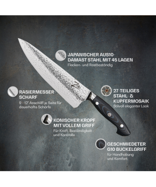 KLARSTEIN Chef 8" Küchenmesser