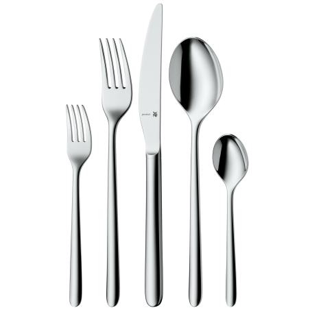 WMF 12.6100.6341 Flame 66-tlg. Besteck-Set Edelstahl