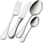WMF 1207916340 KENT Besteck Set 30-teilig Silber