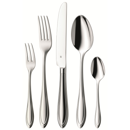 WMF 11.8900.9000 Florenz 60-tlg. Besteck-Set Edelstahl poliert