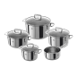 ZWILLING Quadro 5-tlg Topf Edelstahl