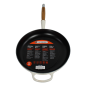 LE CREUSET 28 cm Bratpfanne (Stahl, Beschichtung: Emaille) weiß
