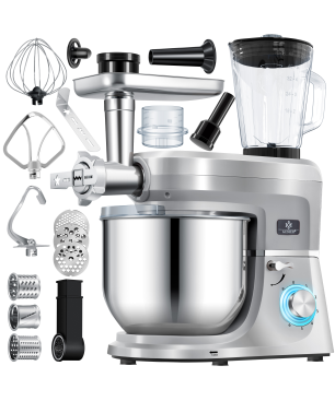 KESSER Rührmaschine Küchenmaschine silber