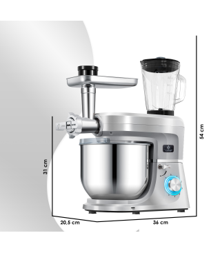 KESSER Rührmaschine Küchenmaschine silber