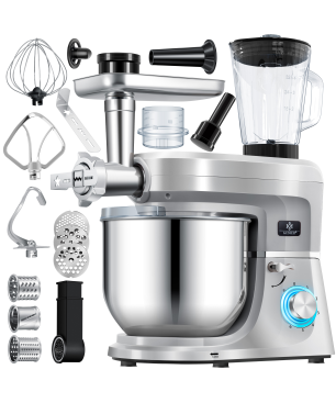 KESSER Rührmaschine Küchenmaschine silber