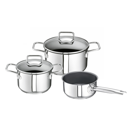 SCHULTE-UFER Green Life Eco Power Set Topfset Edelstahl 18/10