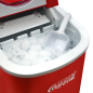 SALCO Eiswürfelmaschine SEB_14CC Coca-Cola Design mit Flaschenöffner Eiswürfelmaschine (100 Watt, rot)