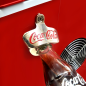 SALCO Eiswürfelmaschine SEB_14CC Coca-Cola Design mit Flaschenöffner Eiswürfelmaschine (100 Watt, rot)
