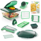 GENIUS Nicer Dicer Chef 15-tlg. Hobel-Set Grün
