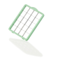 GENIUS Nicer Dicer Chef 15-tlg. Hobel-Set Grün