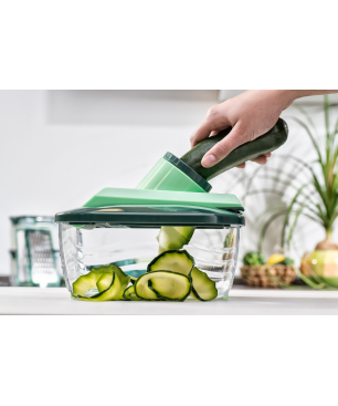 GENIUS Nicer Dicer Chef 15-tlg. Hobel-Set Grün