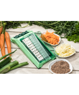 GENIUS Nicer Dicer Chef 15-tlg. Hobel-Set Grün