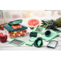 GENIUS Nicer Dicer Chef 15-tlg. Hobel-Set Grün