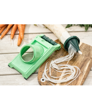 GENIUS Nicer Dicer Chef 15-tlg. Hobel-Set Grün