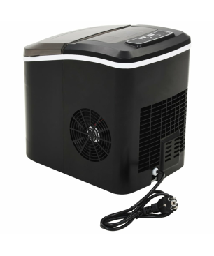 VIDAXL 50758 Eiswürfelmaschine (112 Watt, Schwarz)