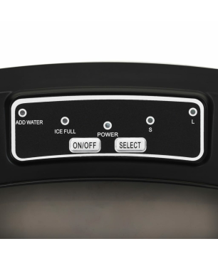 VIDAXL 50758 Eiswürfelmaschine (112 Watt, Schwarz)