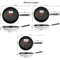 TEFAL E76 Set 14 Pfannenset (Aluminium, Beschichtung: Titanium, 24 cm)