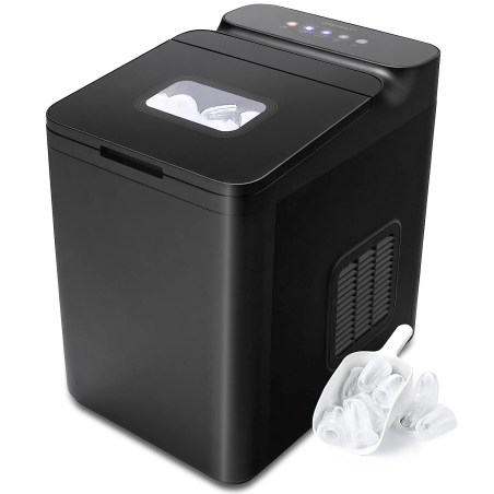 COSTWAY 12 kg Eiswürfelmaschine (112 Watt, Schwarz)