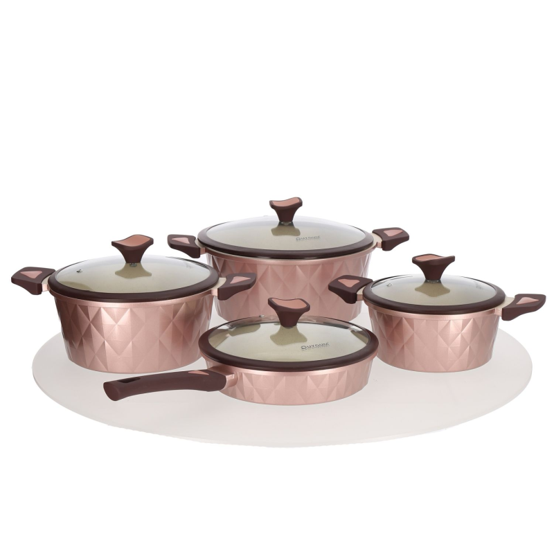 COFI 10 Teilig Kochtopf-Set Granit