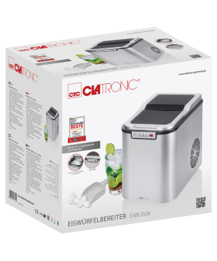 CLATRONIC EWB 3526 Eiswürfelbereiter (150 Watt, Silber)