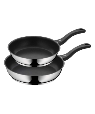 WMF Devil Ø 24 und 28cm Bratpfanne (Edelstahl, Beschichtung: PTFE)