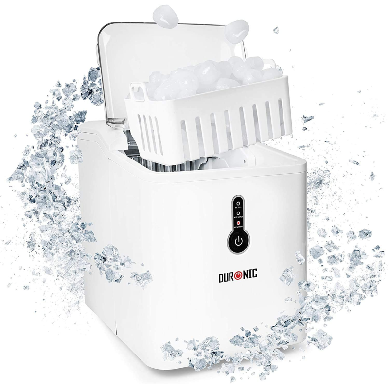 DURONIC ICM120 Eiswürfelmaschine (120 Watt, Weiß)