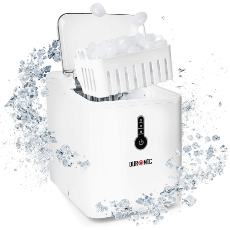 DURONIC ICM120 Eiswürfelmaschine (120 Watt, Weiß)