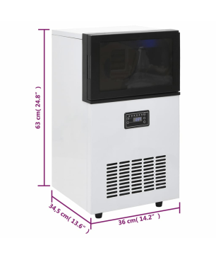 VIDAXL 50759 Eiswürfelbereiter (420 Watt, Schwarz)