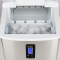 H.KOENIG KB15 Eiswürfelmaschine (100 Watt, Stahl und weiß)