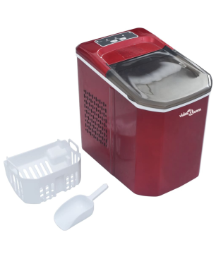 VIDAXL 51099 Eiswürfelmaschine (112 Watt, Rot)