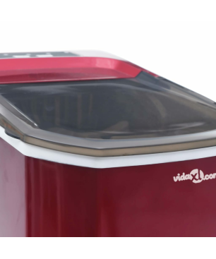 VIDAXL 51099 Eiswürfelmaschine (112 Watt, Rot)