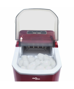 VIDAXL 51099 Eiswürfelmaschine (112 Watt, Rot)