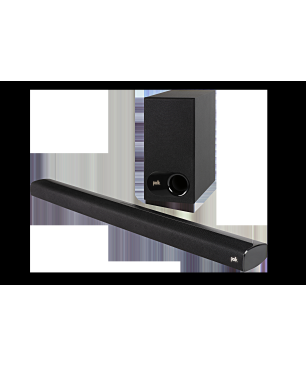 POLK AUDIO Signa S2 Soundbar (2x (32 x 112 mm) ovale Breitbandtreiber, 2x 25 mm Hochtöner, Schwarz